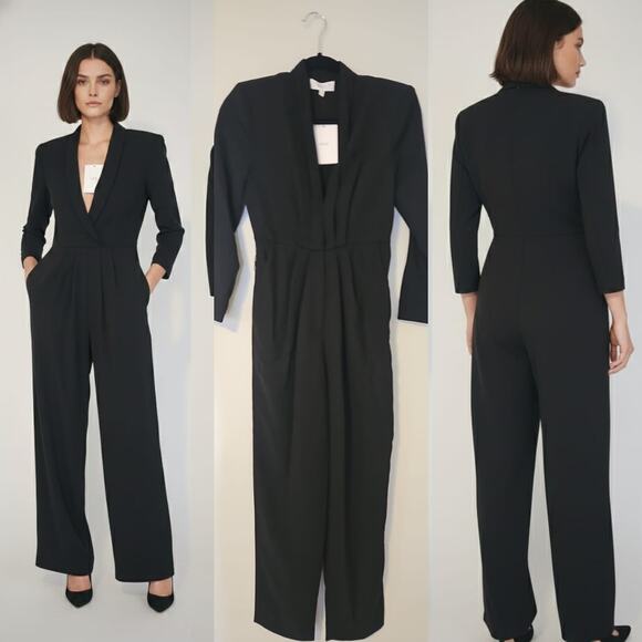 A.L.C. Renzo Black Tuxedo Jumpsuit - Size 2 - NWT
